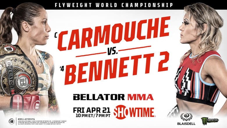 Backdrop from Bellator 294: Carmouche vs. Bennett 2