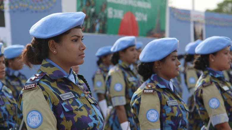 Backdrop from A Journey of a Thousand Miles: Peacekeepers