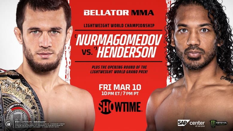 Backdrop from Bellator 292: Nurmagomedov vs. Henderson