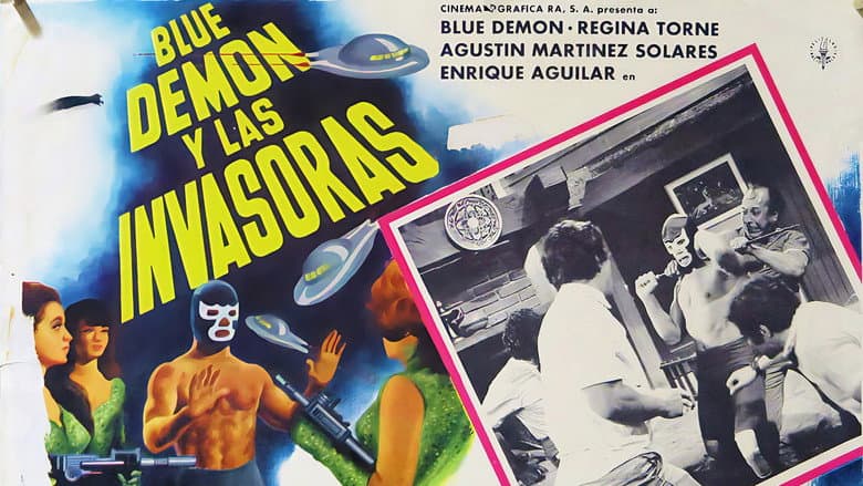 Backdrop from Blue Demon and the Female Invaders