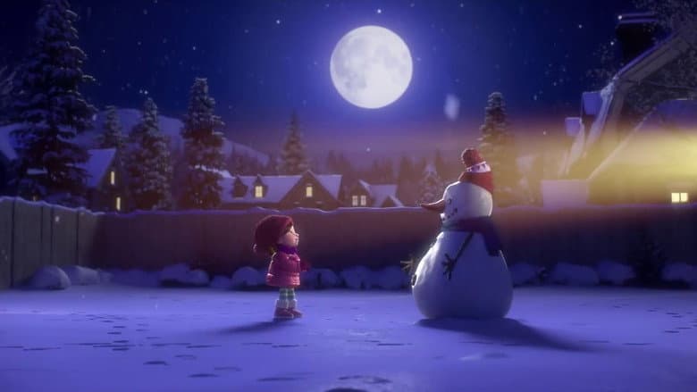 Backdrop from Lily & the Snowman