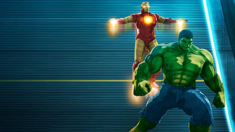 Backdrop from Iron Man & Hulk: Heroes United