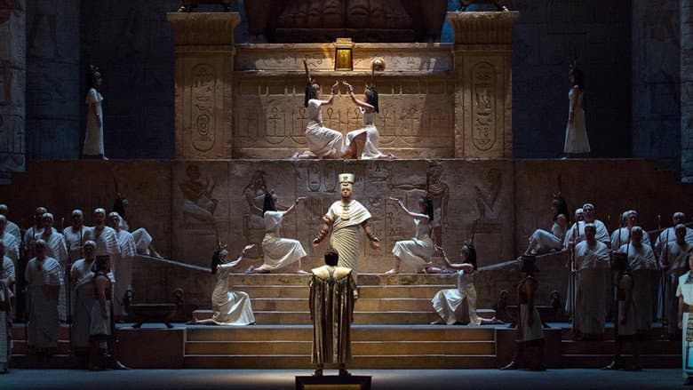 Backdrop from The Metropolitan Opera: Aida
