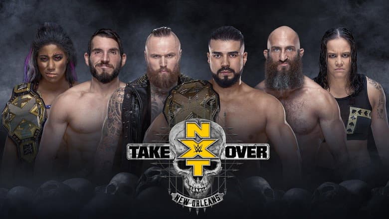 Backdrop from NXT Takeover: New Orleans
