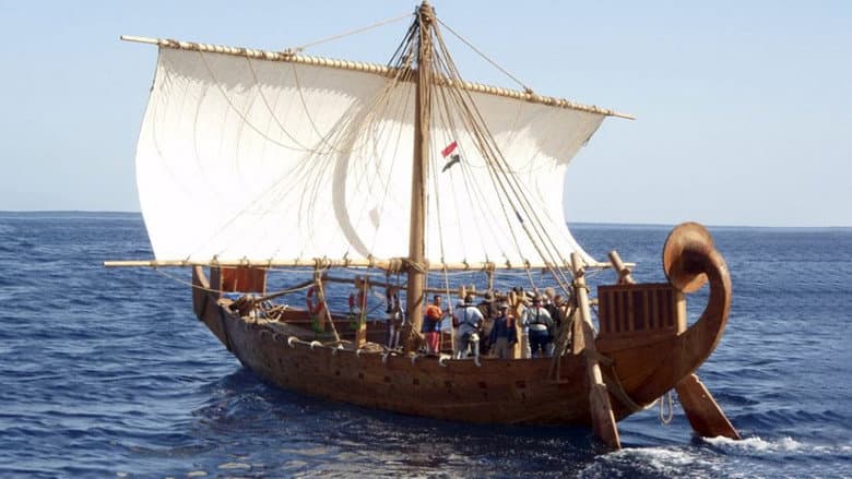 Backdrop from When the Egyptians Sailed on the Red Sea