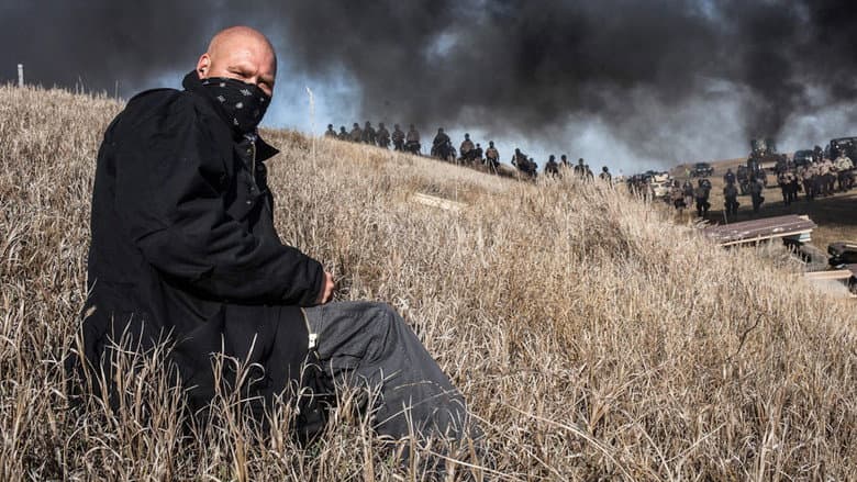 Backdrop from Akicita: The Battle of Standing Rock
