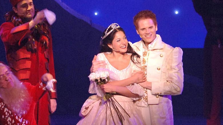 Backdrop from Snow White The Musical