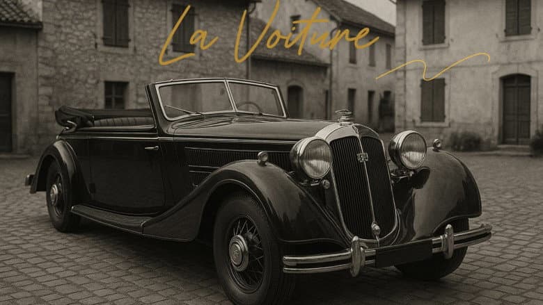 Backdrop from La Voiture