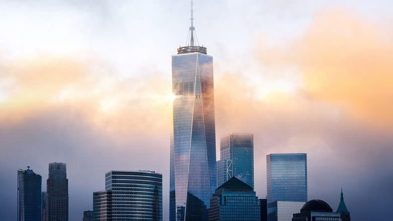 Backdrop from Rebuilding the World Trade Center
