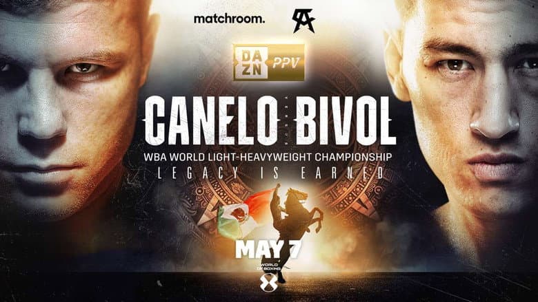 Backdrop from Canelo Alvarez vs. Dmitry Bivol