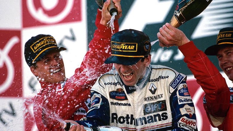 Backdrop from A Champion and a Gentleman: The Official Review Of The 1996 FIA Formula One World Championship
