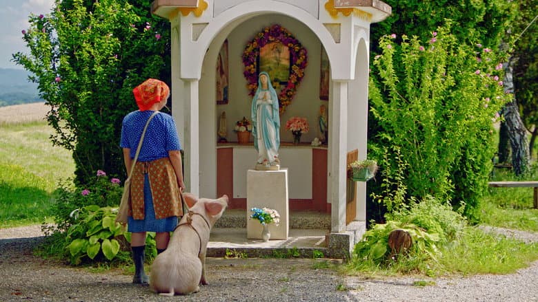 Backdrop from Even Pigs Go to Heaven