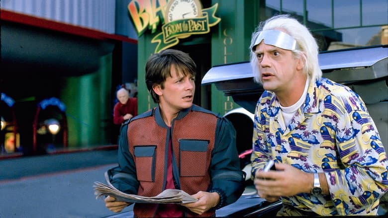 Backdrop from Back to the Future Part II