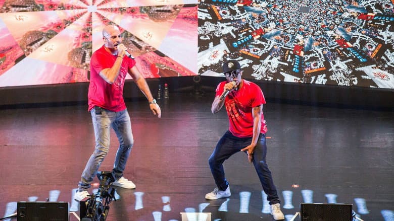 Backdrop from IAM à l'Olympia
