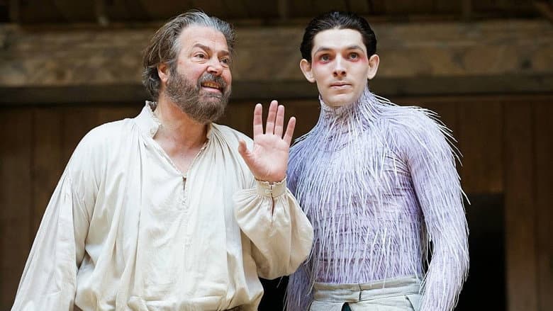 Backdrop from The Tempest - Live at Shakespeare's Globe