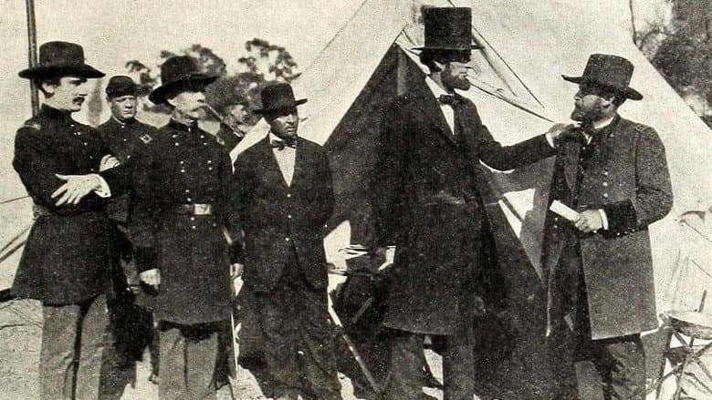 Backdrop from The Dramatic Life of Abraham Lincoln