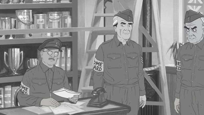 Backdrop from Dad's Army: The Missing Episodes