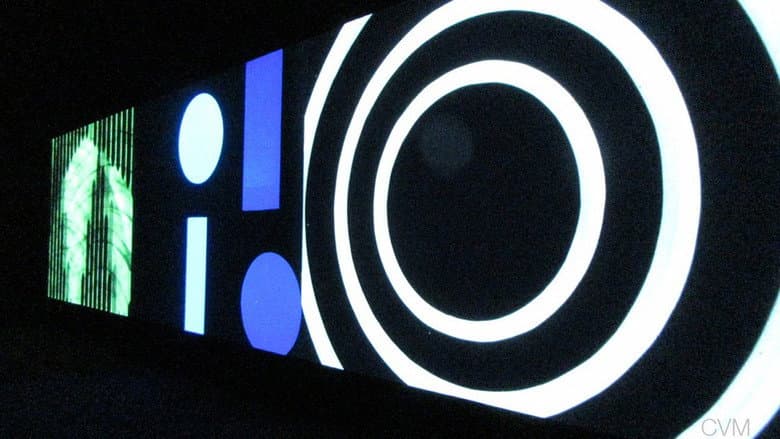 Backdrop from Space Light Art