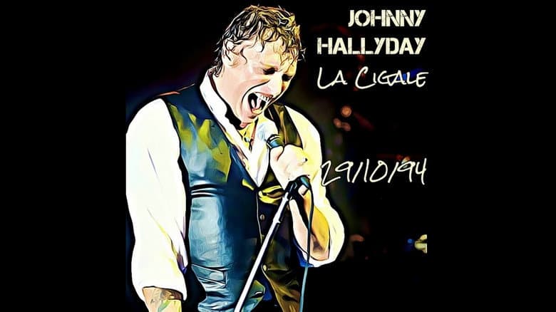 Backdrop from Johnny Hallyday à la Cigale