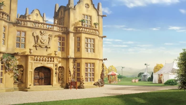 Backdrop from Wallace & Gromit's Jubilee Bunt-a-thon