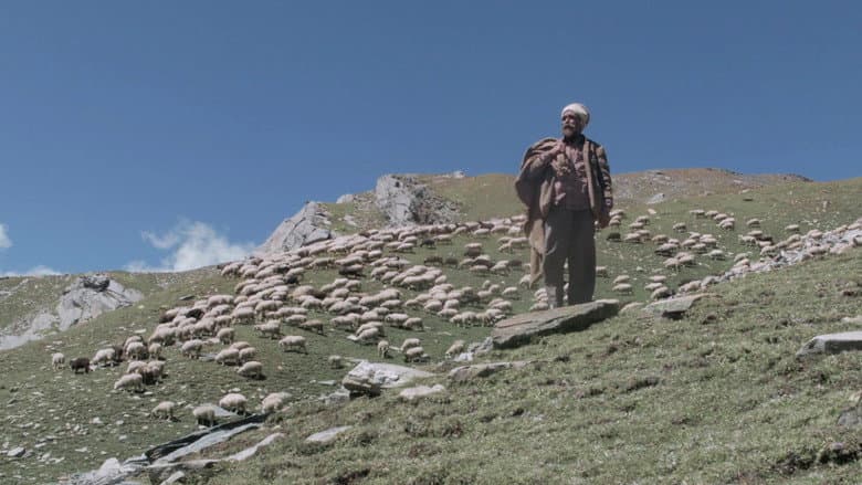 Backdrop from The Gold-Laden Sheep and The Sacred Mountain