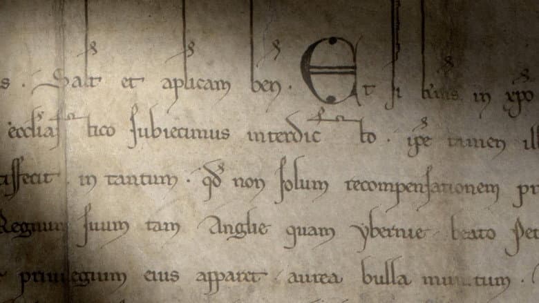 Backdrop from David Starkey's Magna Carta