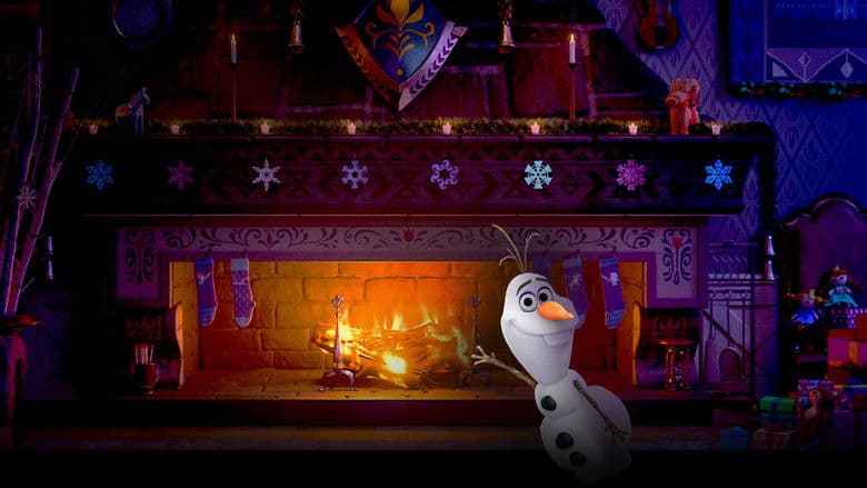 Backdrop from Arendelle Castle Yule Log