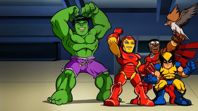 Backdrop from The Super Hero Squad Show