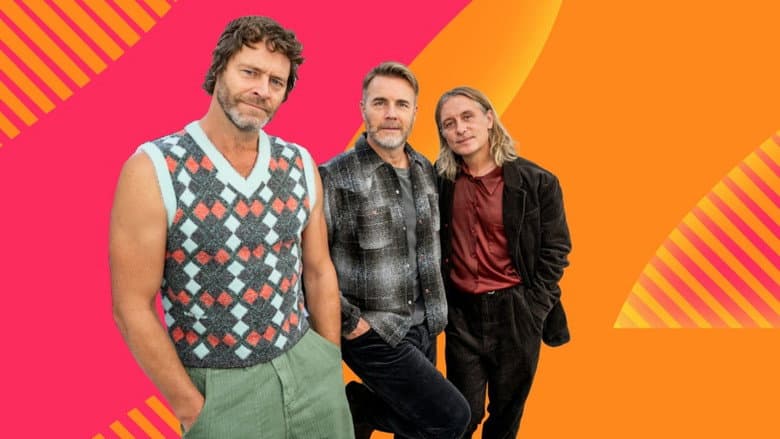 Backdrop from Radio 2 In Concert Take That