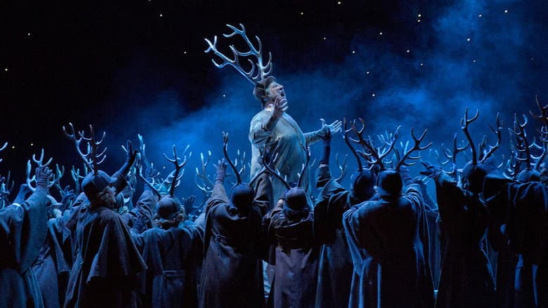 Backdrop from The Metropolitan Opera: Falstaff