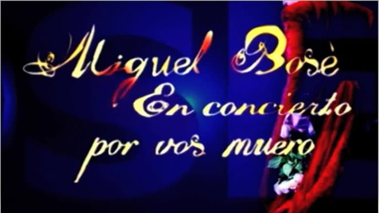 Backdrop from Miguel Bosé - Por vos muero