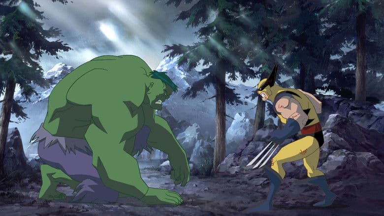 Backdrop from Hulk Vs.
