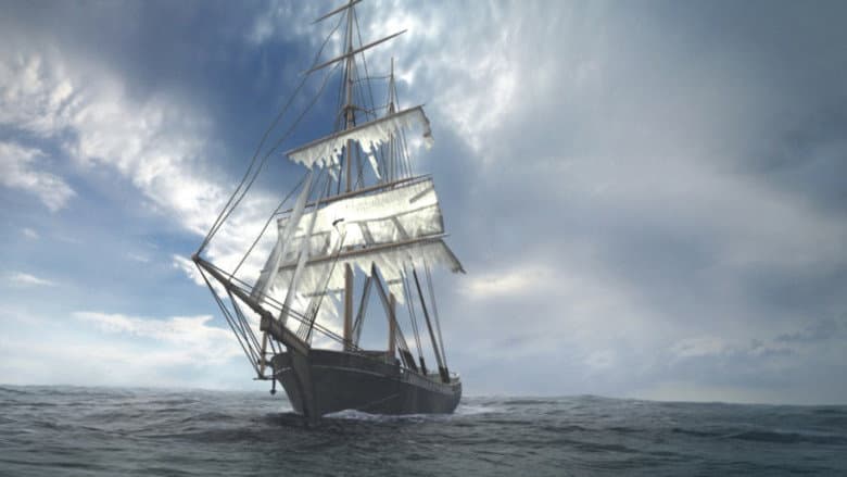 Кадр із фільму «The True Story of the Mary Celeste»