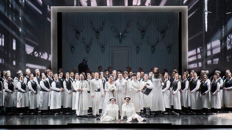Backdrop from Tchaikovsky: Iolanta / Bartók: Bluebeard's Castle