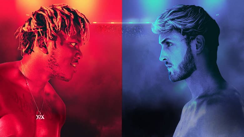Backdrop from KSI vs. Logan Paul