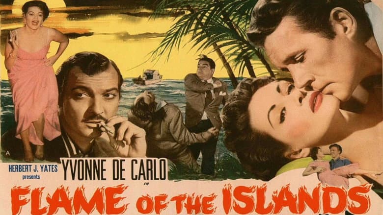 Backdrop from Flame of the Islands