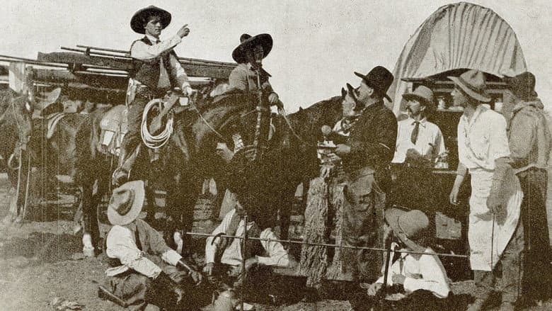 Backdrop from A Romance of the Rio Grande