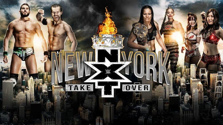 Backdrop from NXT TakeOver: New York