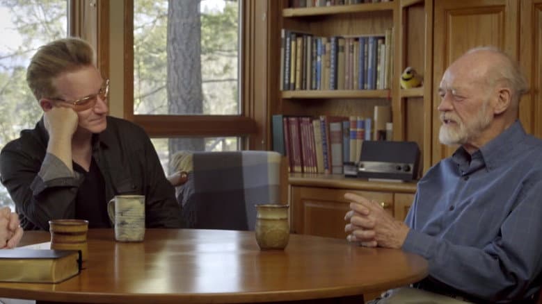 Backdrop from Bono & Eugene Peterson: The Psalms