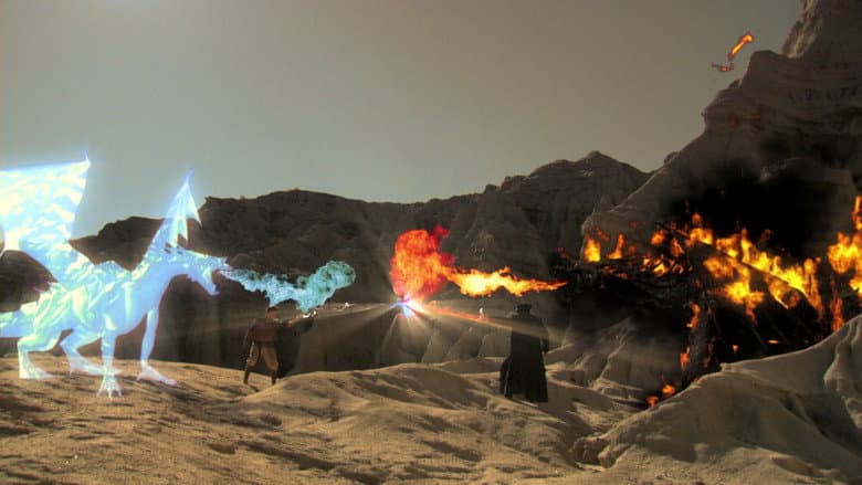 Backdrop from Dragonquest