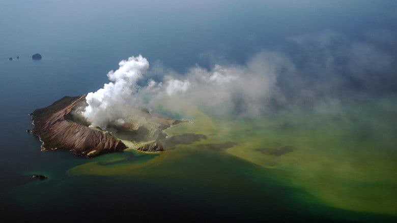 Backdrop from The Volcano: Rescue from Whakaari