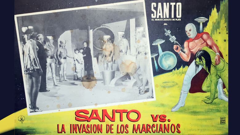 Backdrop from Santo vs. the Martian Invasion