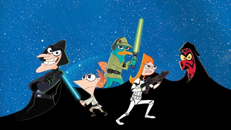 Backdrop from Phineas and Ferb: Star Wars