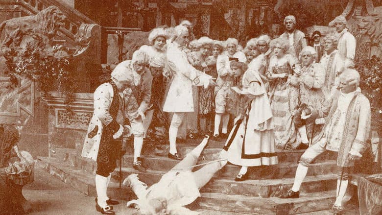 Backdrop from The Two Orphans