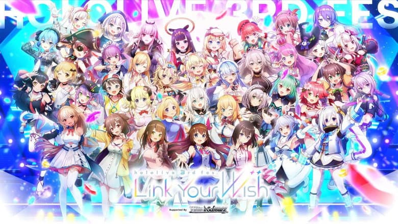 Backdrop from hololive 3rd fes. Link Your Wish Day 1