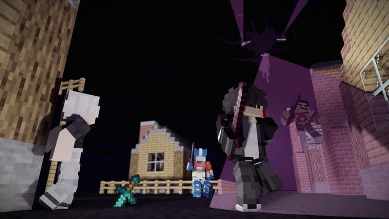Backdrop from Panas vs. Wither Storm
