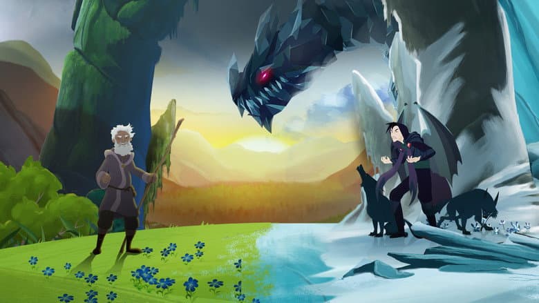 Backdrop from Ice Dragon: Legend of the Blue Daisies