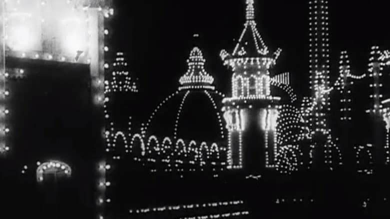 Backdrop from Coney Island at Night