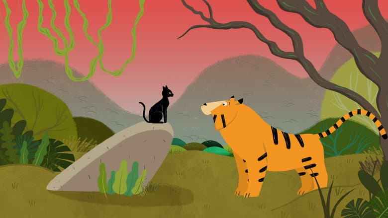 Backdrop from The Tiger and his Master