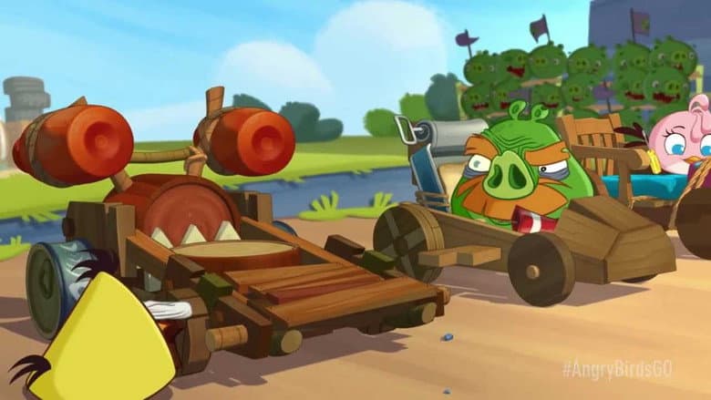 Backdrop from Angry Birds Go!